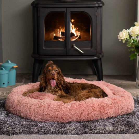 Lit Orthopédique en Donut pour Chiens – Canapé Anti-Anxiété et Relaxation